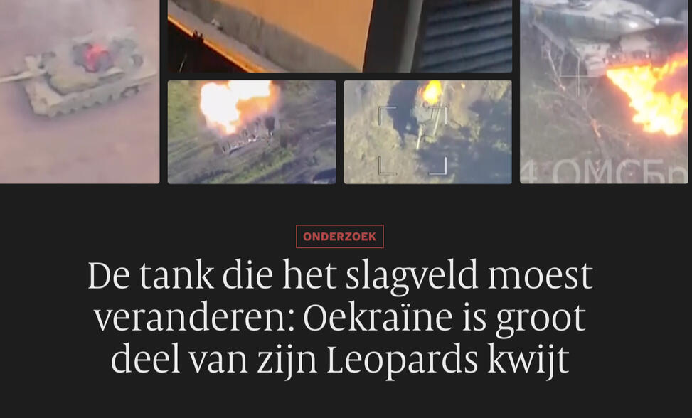 Investigation Leopard 2 tanks Ukraine